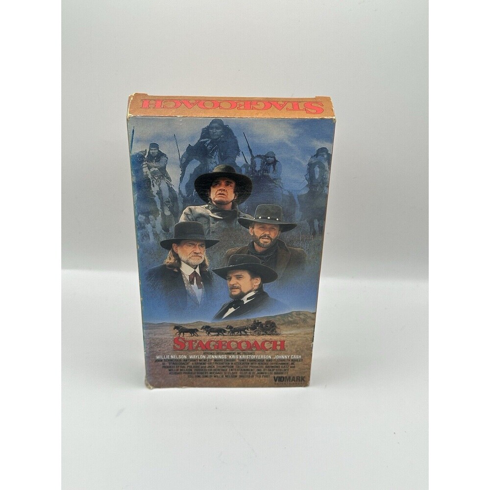 Stagecoach VHS starring Johnny Cash Kris Kristofferson and Willie Nelson
